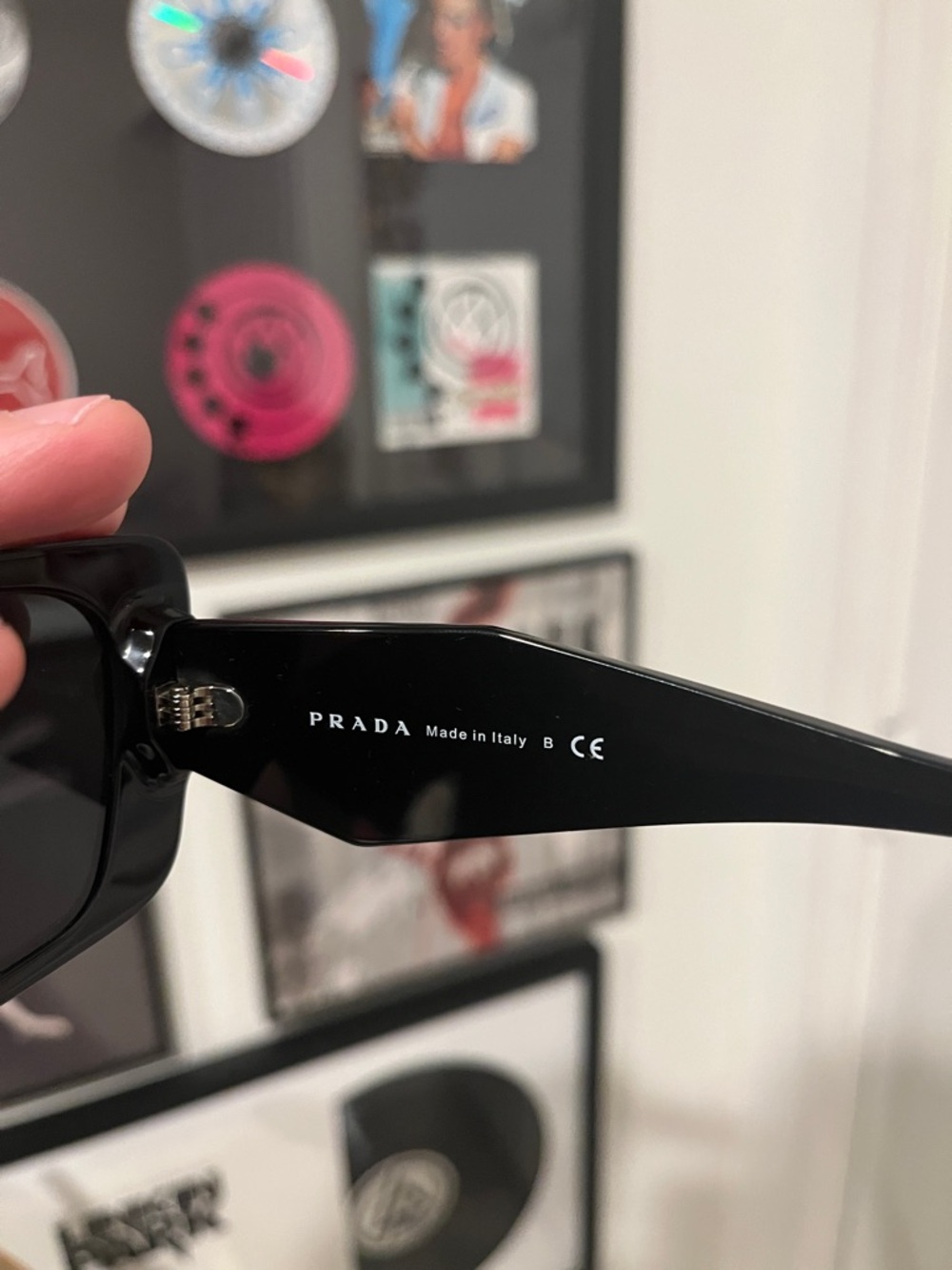 Prada Glossy Black Sunglasses - Picture 5 of 5